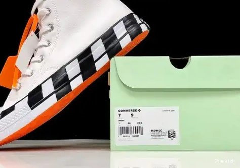 O-W X Black White Converse 2.0 163892C 0626